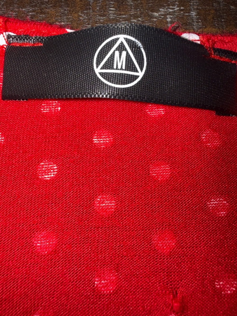 MISSGUIDED Red White Polka Dot Mini Bodycon Swing Dress Long Sleeve - Picture 6 of 8